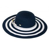 Navy/ white stripe