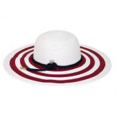 White/red stripe